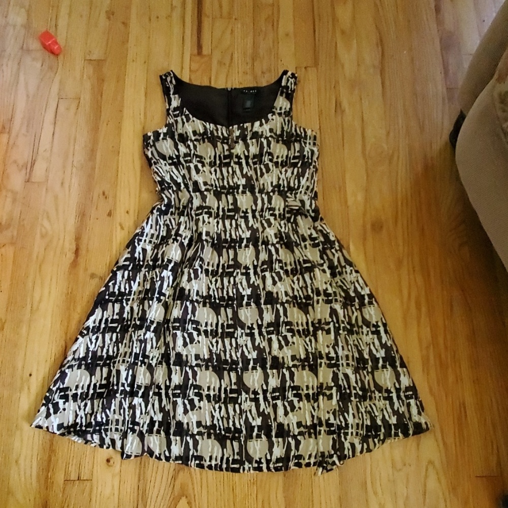 Axcess brown patterned dress